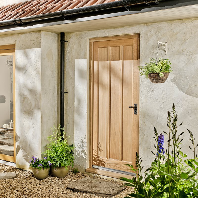 Redwood Framed Ledged And Braced Door Trading Doors